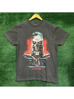 James Cameron's The Terminator I'll Be Back Movie Poster T-Shirt Size Medium